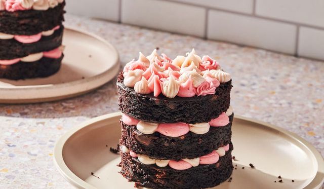 mini chocolate raspberry cake