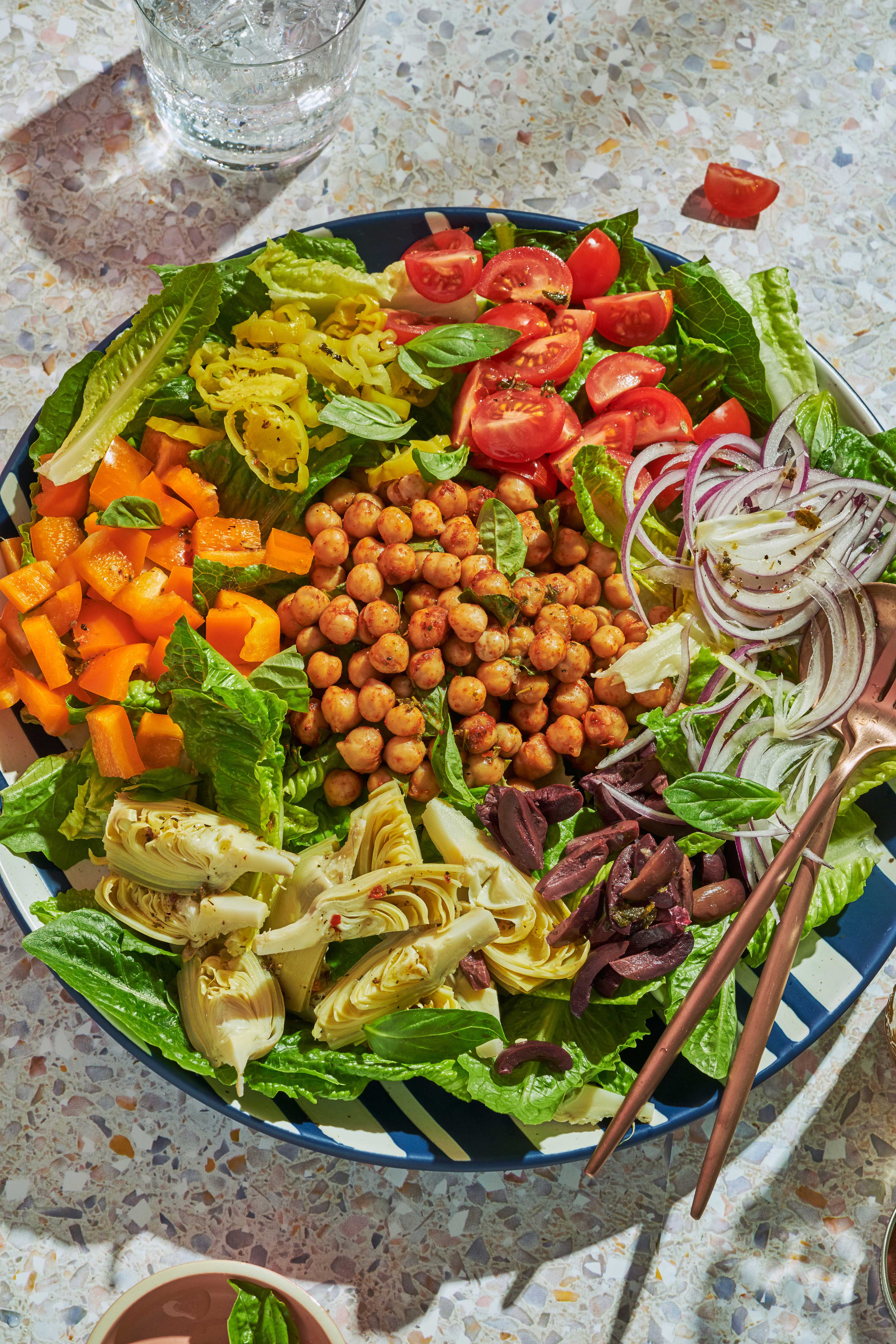 You Won't Miss The Salami In This Vegan Antipasto Chopped Salad