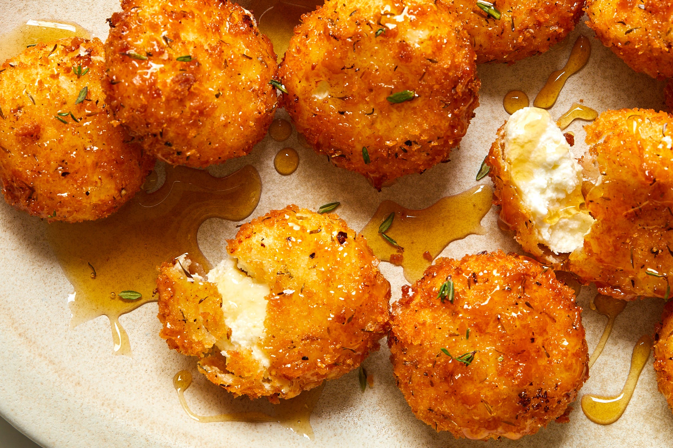 Fried Goat Cheese Bites Are The Most Versatile App