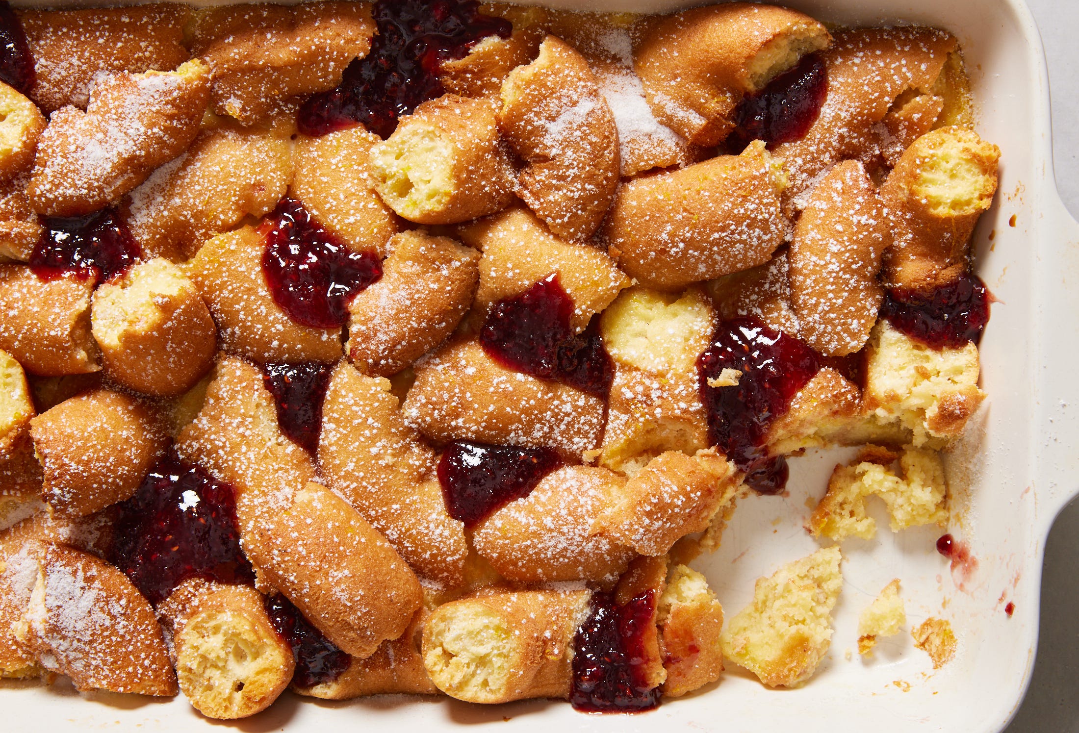 Jelly Donut Breakfast Bake Is The Most Genius Way To Salvage Day-Old Donuts