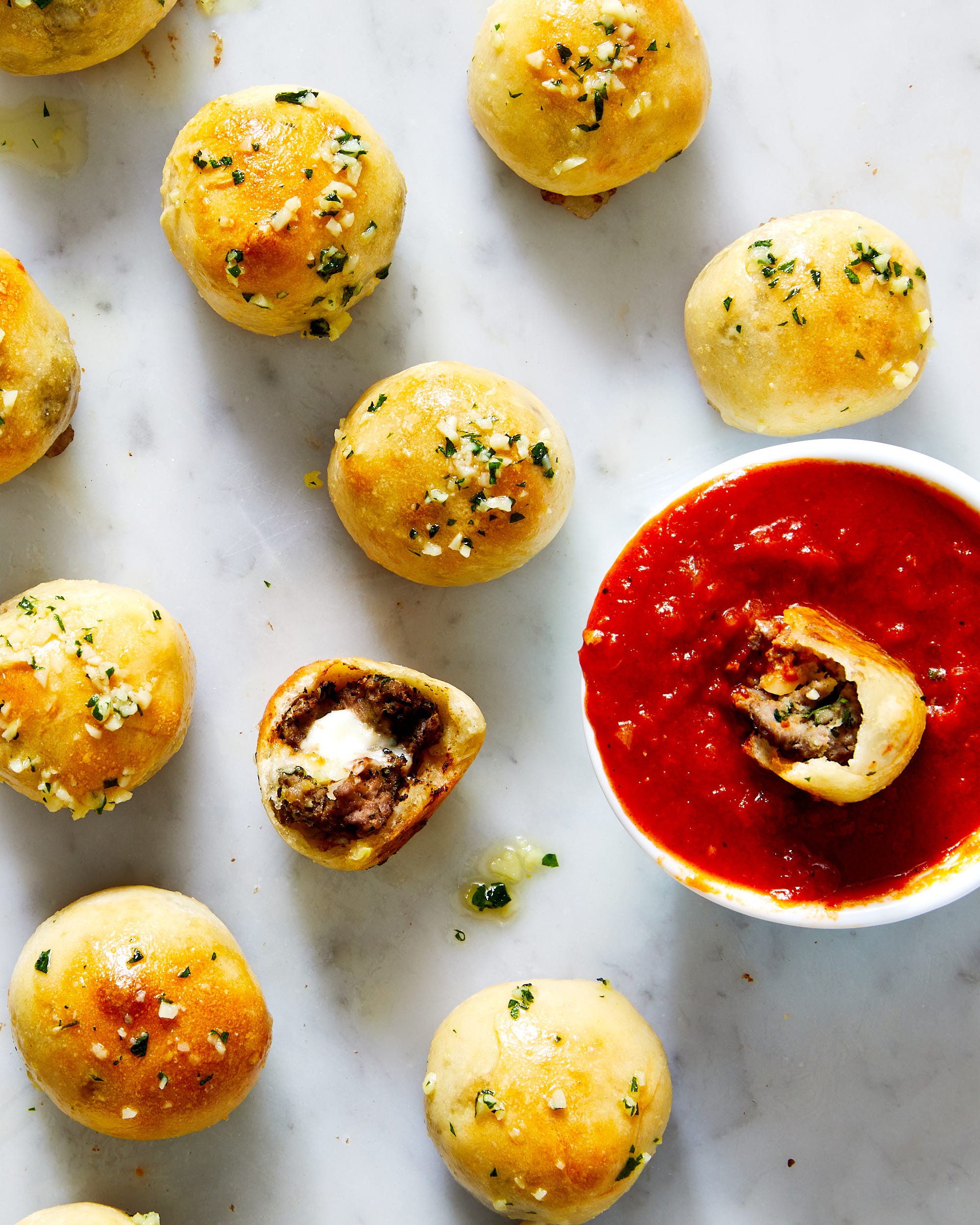 Meatball Sub Bites Turn Your Favorite Saucy Sandwich Into The Perfect Game Day App