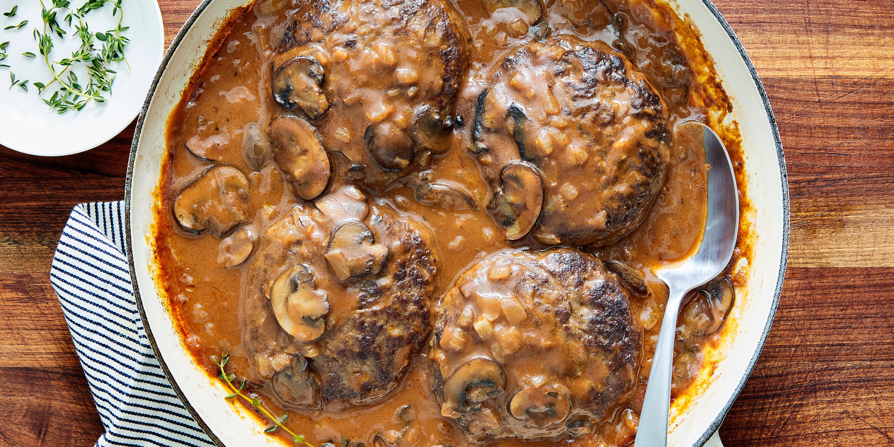 A Cross Between A Hamburger & A Meatball, Salisbury Steak Is The Perfect Comfort Food Meal