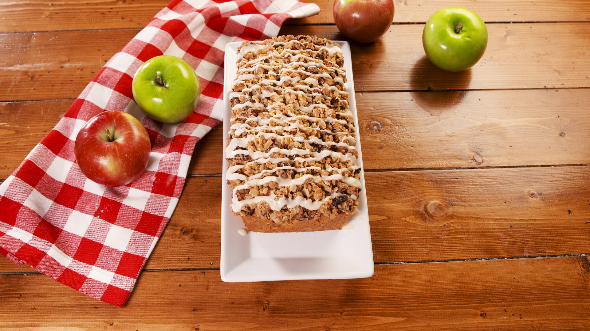 Apple Crisp Pound Cake Has An Irresistible Crumb Topping