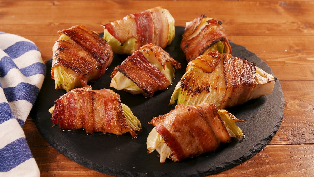 Best Bacon Wrapped Cabbage Recipe — How To Make Bacon Wrapped Cabbage