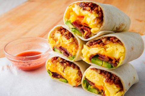 Breakfast Burrito - Delish.com