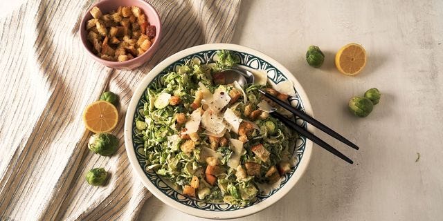 Brussels Sprouts Caesar Salad Is An Amazing Start To A Meal