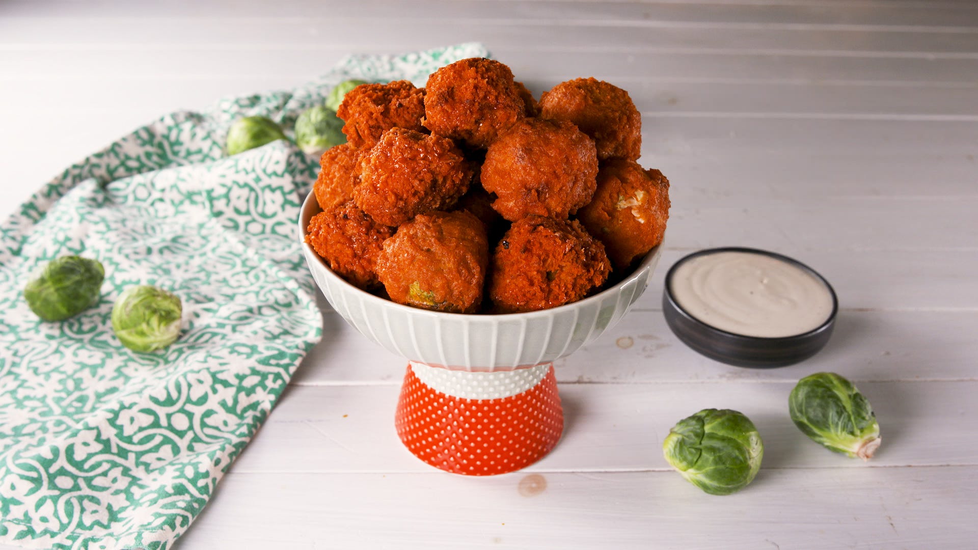 Buffalo Crusted Brussels Sprouts Are Even Better Than Wings 😱