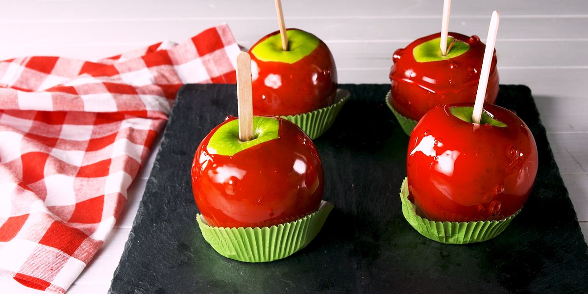 Disse Easy Candy æbler er et efterårshæfte