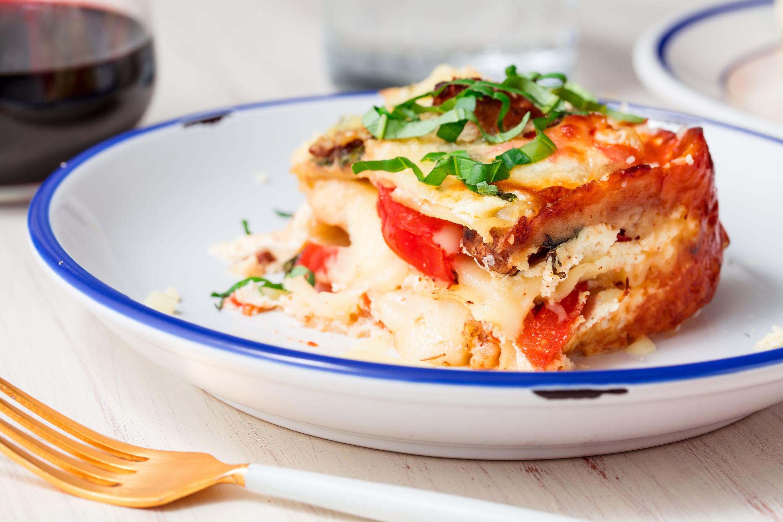 Caprese Chicken Lasagna-image