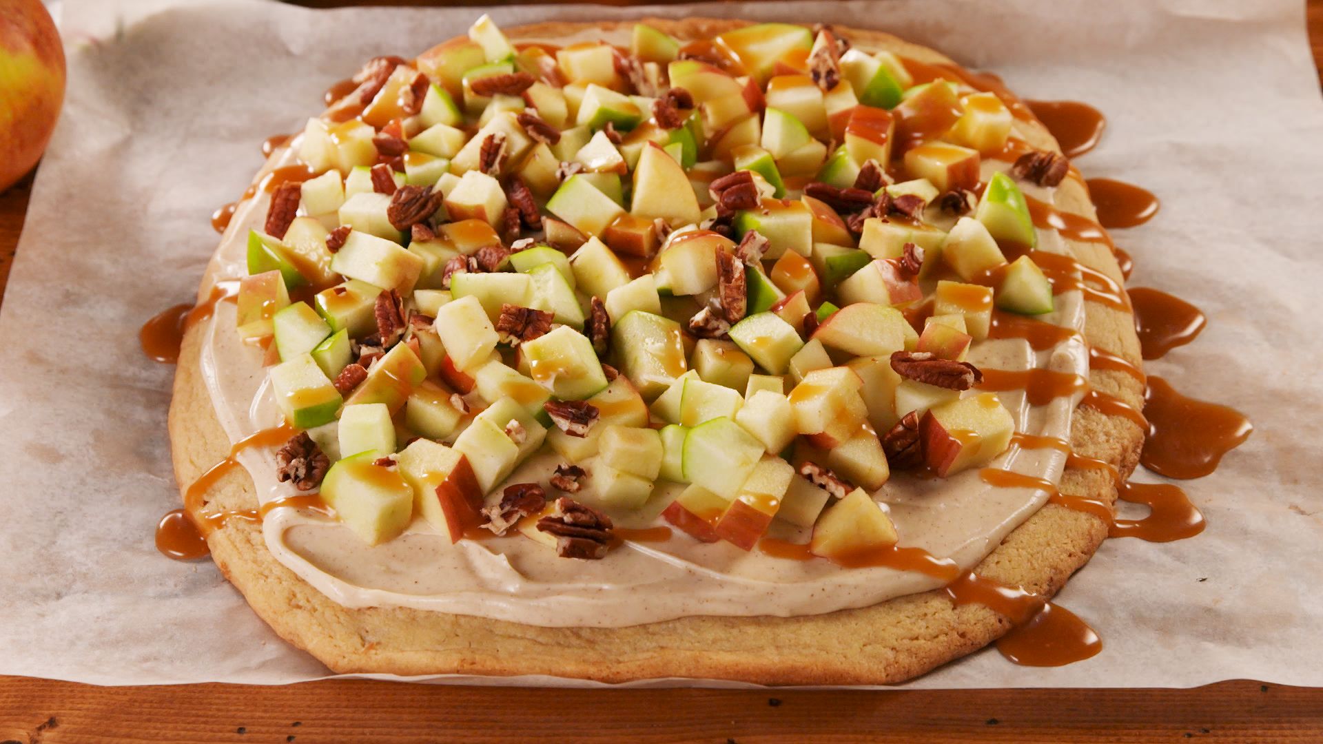 pizza de manzana