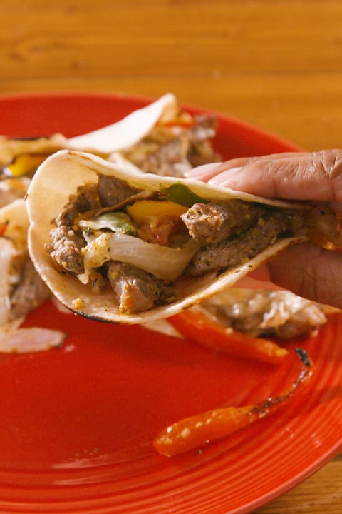 Cheesesteak Fajitas - Delish.com