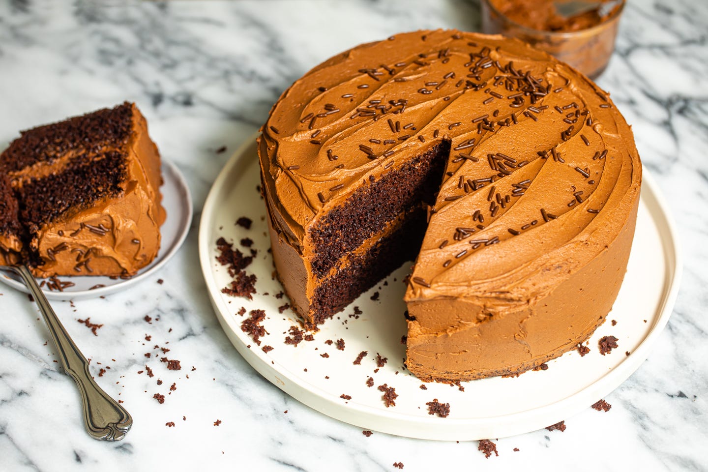 This Devil's Food Cake Is For The True Chocolate Lovers