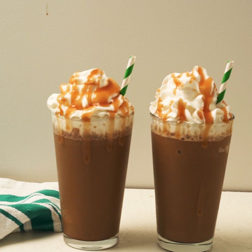 This Copycat Starbucks Caramel Frappuccino Is SO Easy To Make At Home