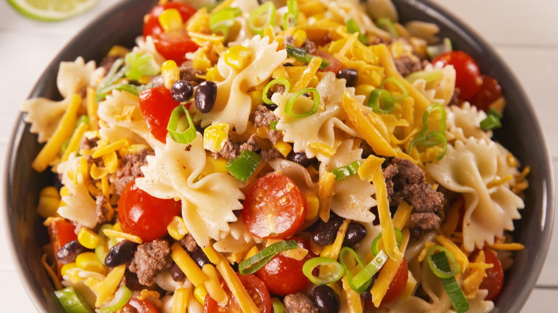 Best Cowboy Pasta Salad Recipe - How To Make Cowboy Pasta Salad