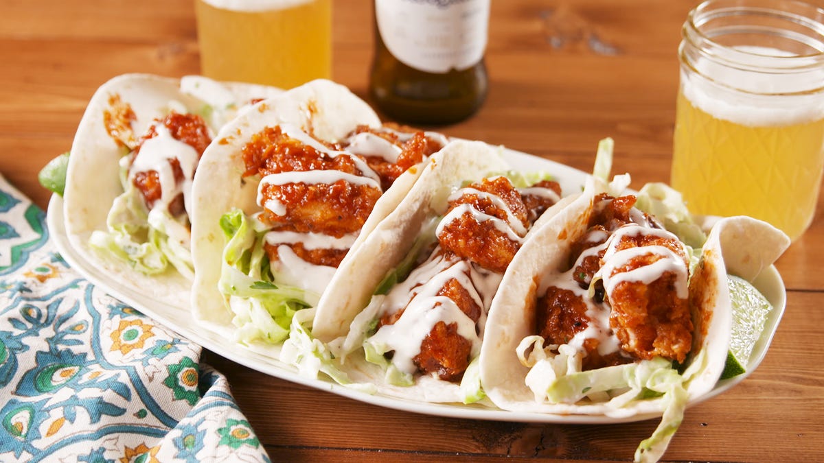 Sweet BBQ Lime Chicken Tacos
