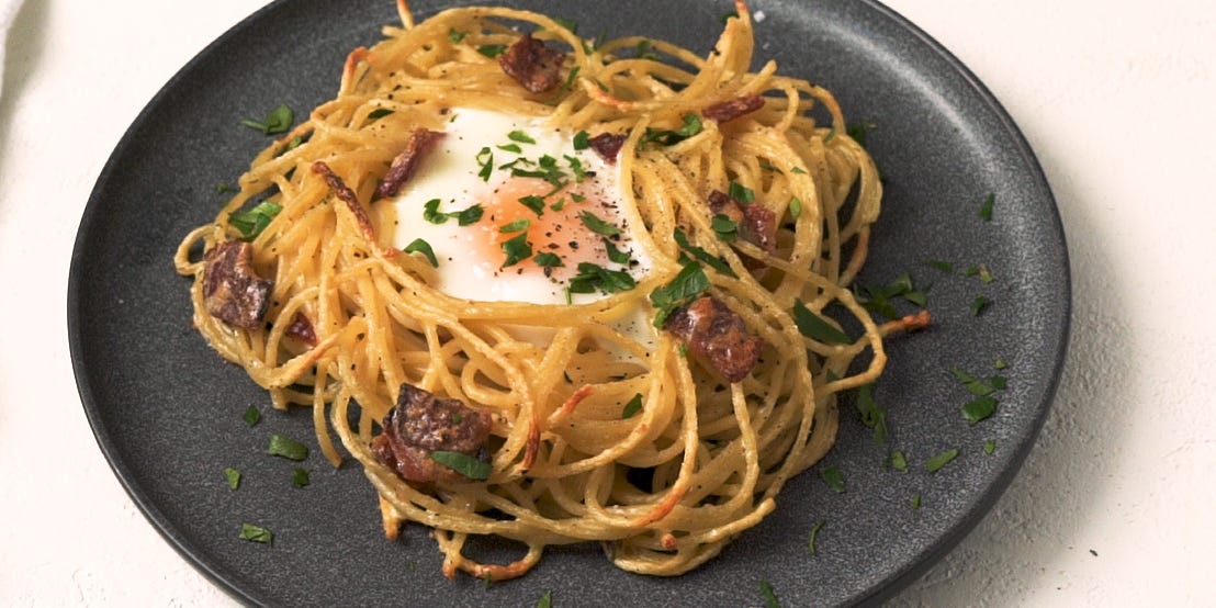 Best Egg In Carbonara Recipe How To Make Egg In Carbonara Best Egg In Carbonara Recipe How To Make Egg In Carbonara