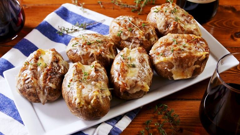 French Onion Baked Potatoes-image