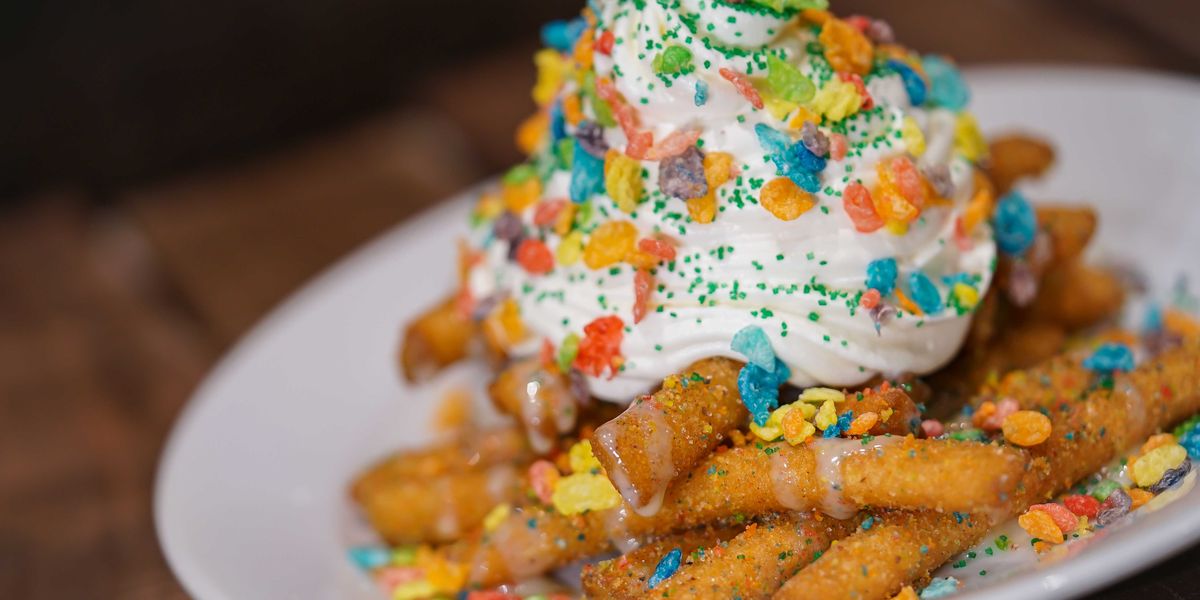 Disneyland Is Selling Fruity Pebbles Funnel Cake Fries