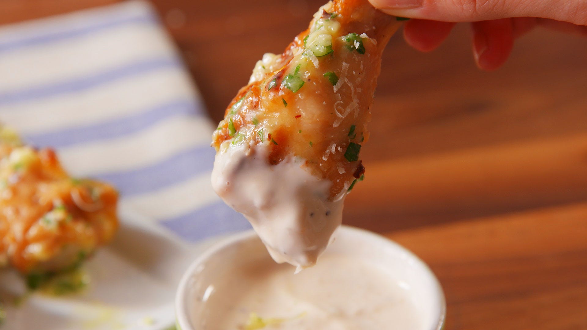 Garlic-Parmesan Wings Are A Must At Every Party