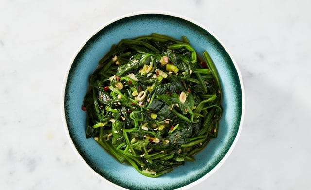 Garlic-Sesame Sautéed Spinach garlicsesame sautéed spinach