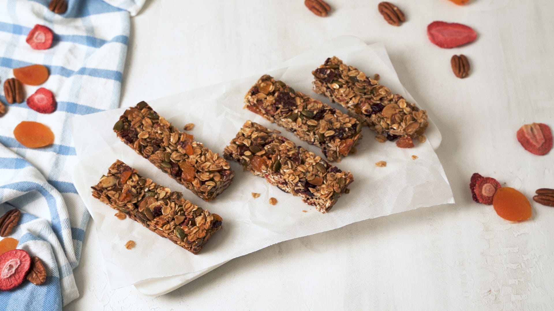 Homemade Granola Bars For A Snack On-The-Go