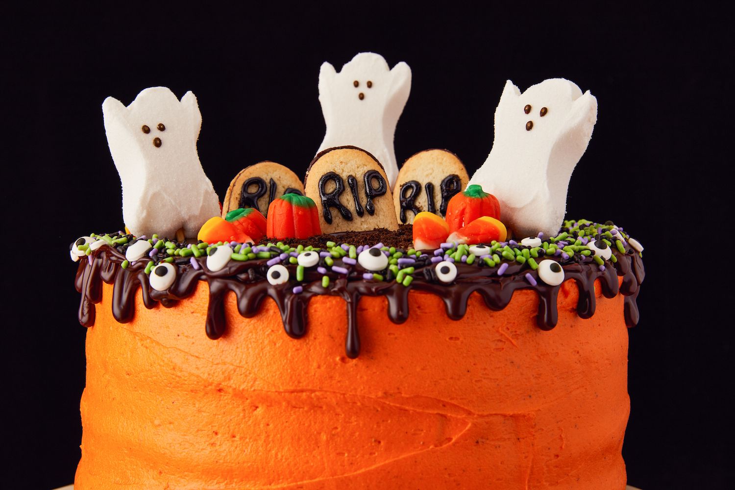 Best Halloween Cake Recipe - How To Make Halloween Layer Cake. 