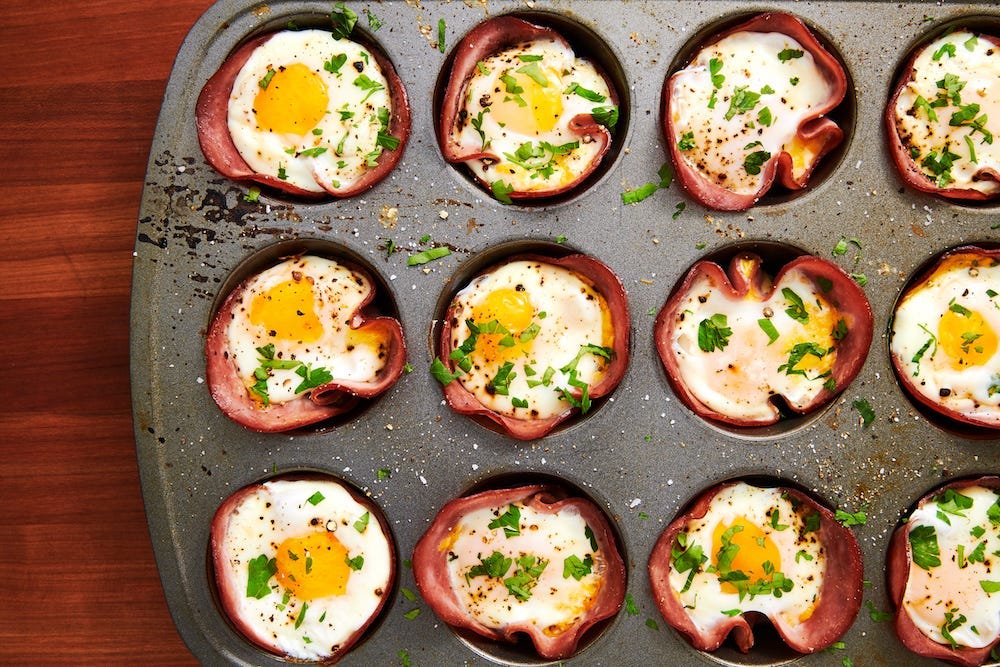 Ham & Cheese Egg Cups = Easiest Low-Carb Breakfast Ever