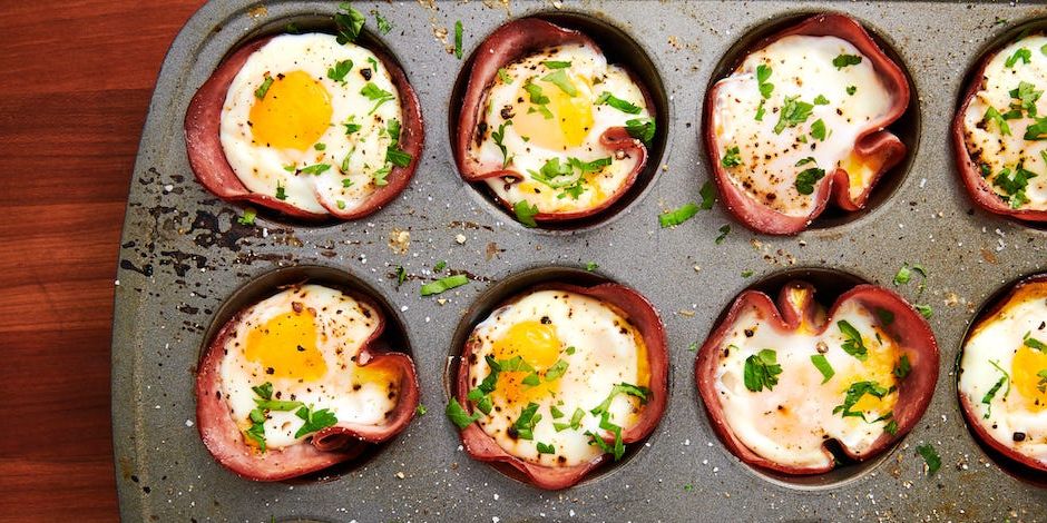 Ham & Cheese Egg Cups = Easiest Low-Carb Breakfast Ever