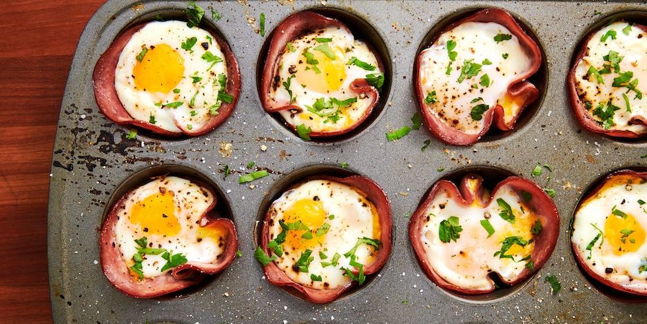 Ham & Cheese Egg Cups = Easiest Low-Carb Breakfast Ever