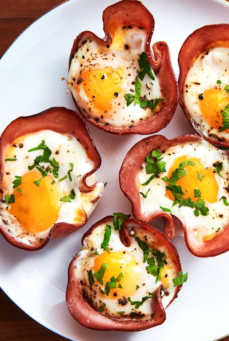 ham and cheese egg cups