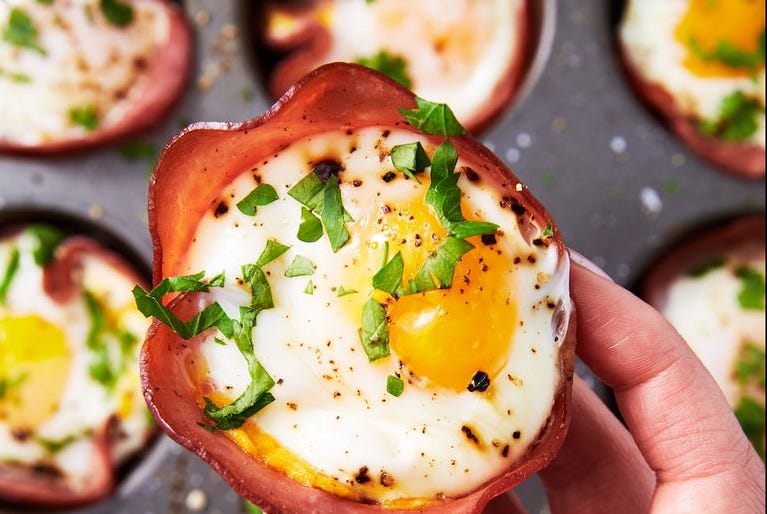 Ham & Cheese Egg Cups