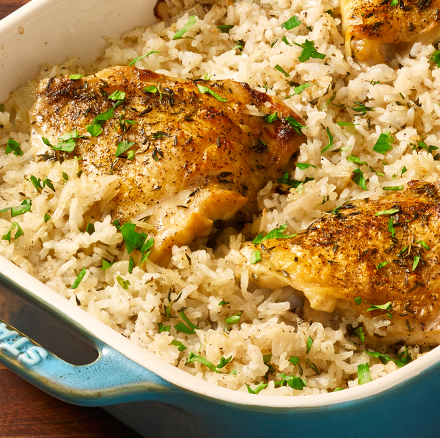 chicken and coconut rice casserole