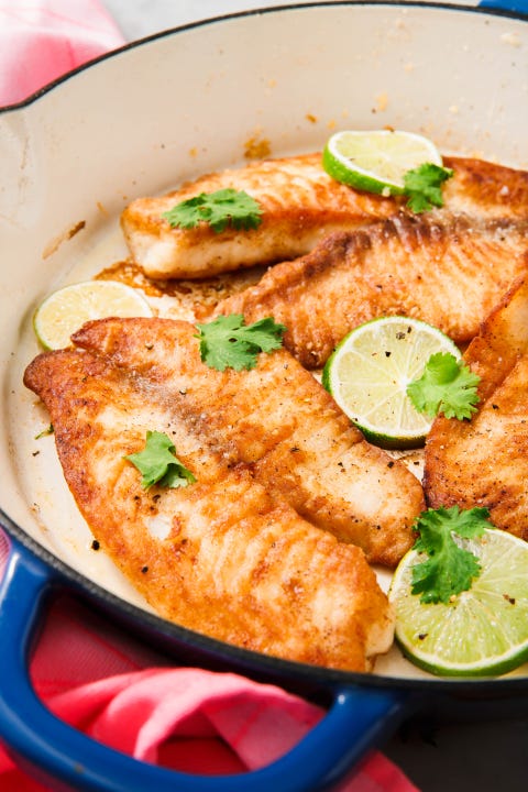 Pan-Fried Tilapia - Delish.com pan fried tilapia