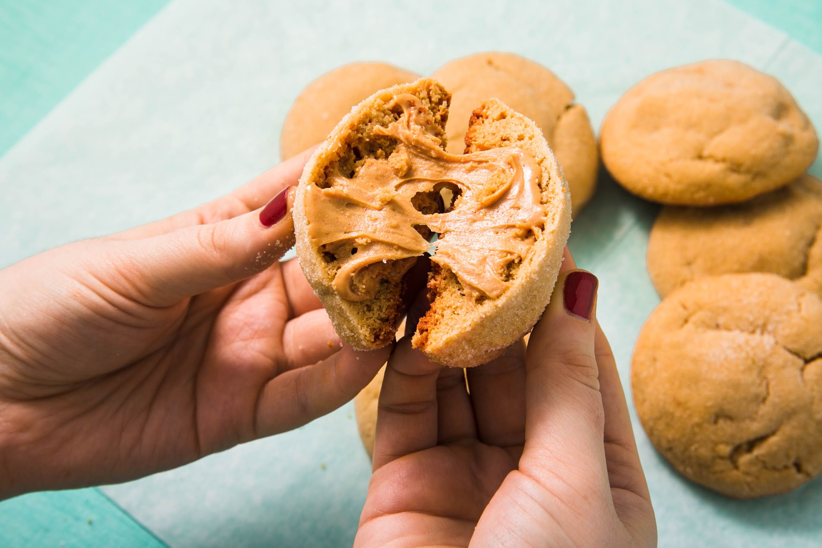 Peanut Butter-Stuffed Cookies-image