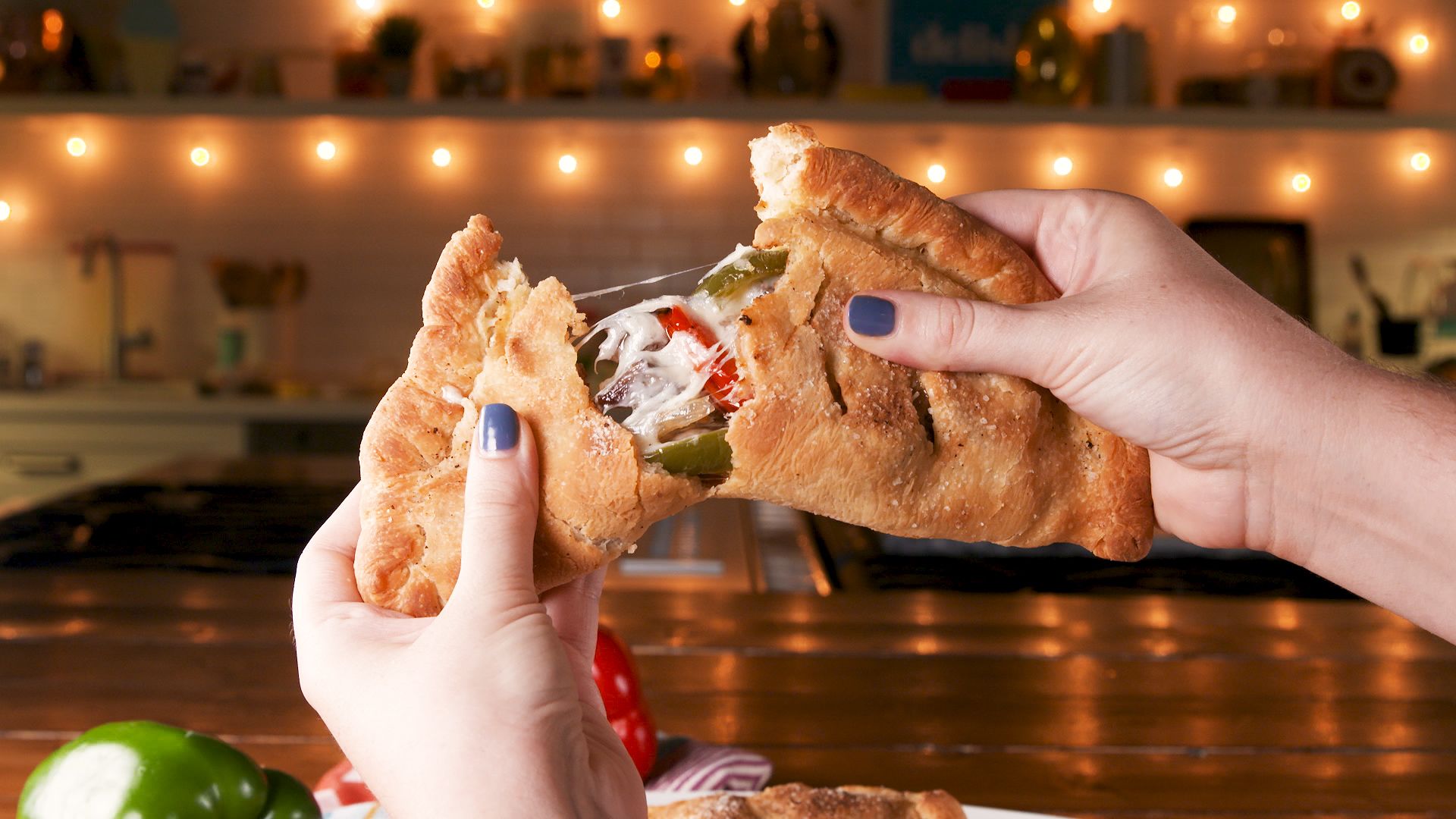 Philly Cheesesteak Calzones-image
