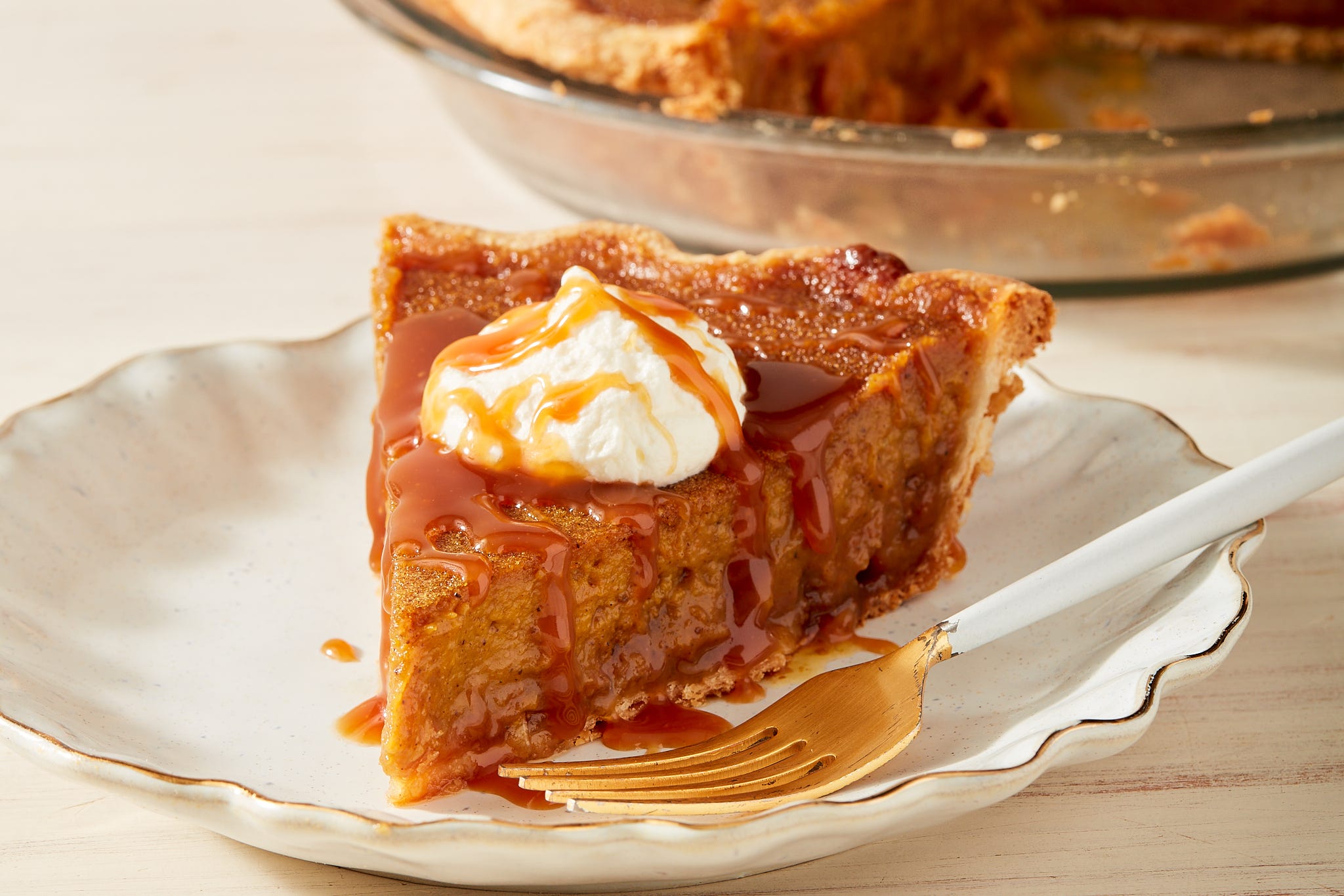 We Added Caramel To Our Pumpkin Pie And We're Never Going Back 🥧