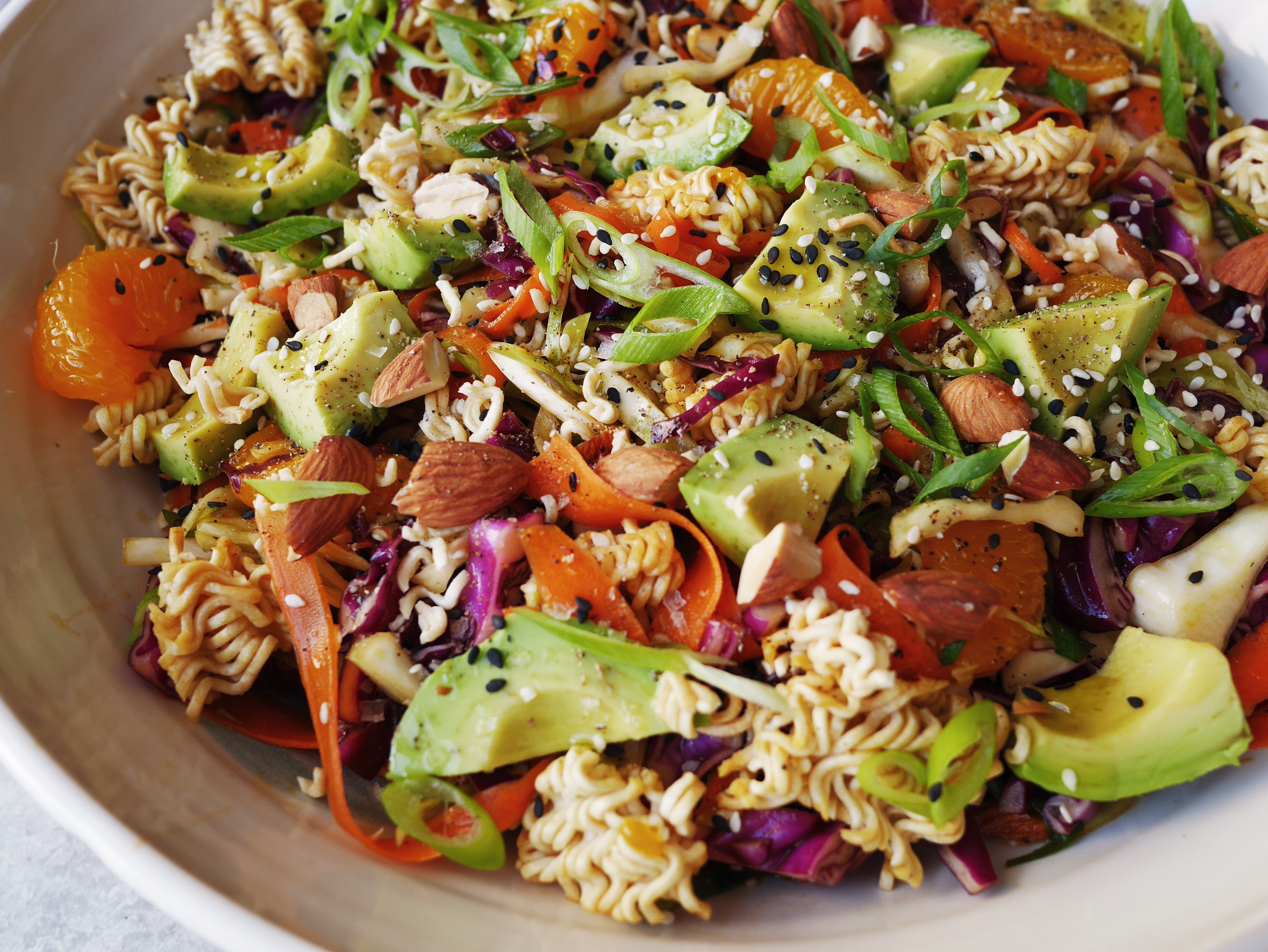 This Ramen Noodle Salad Is All Your Favorite Flavors In One Bowl