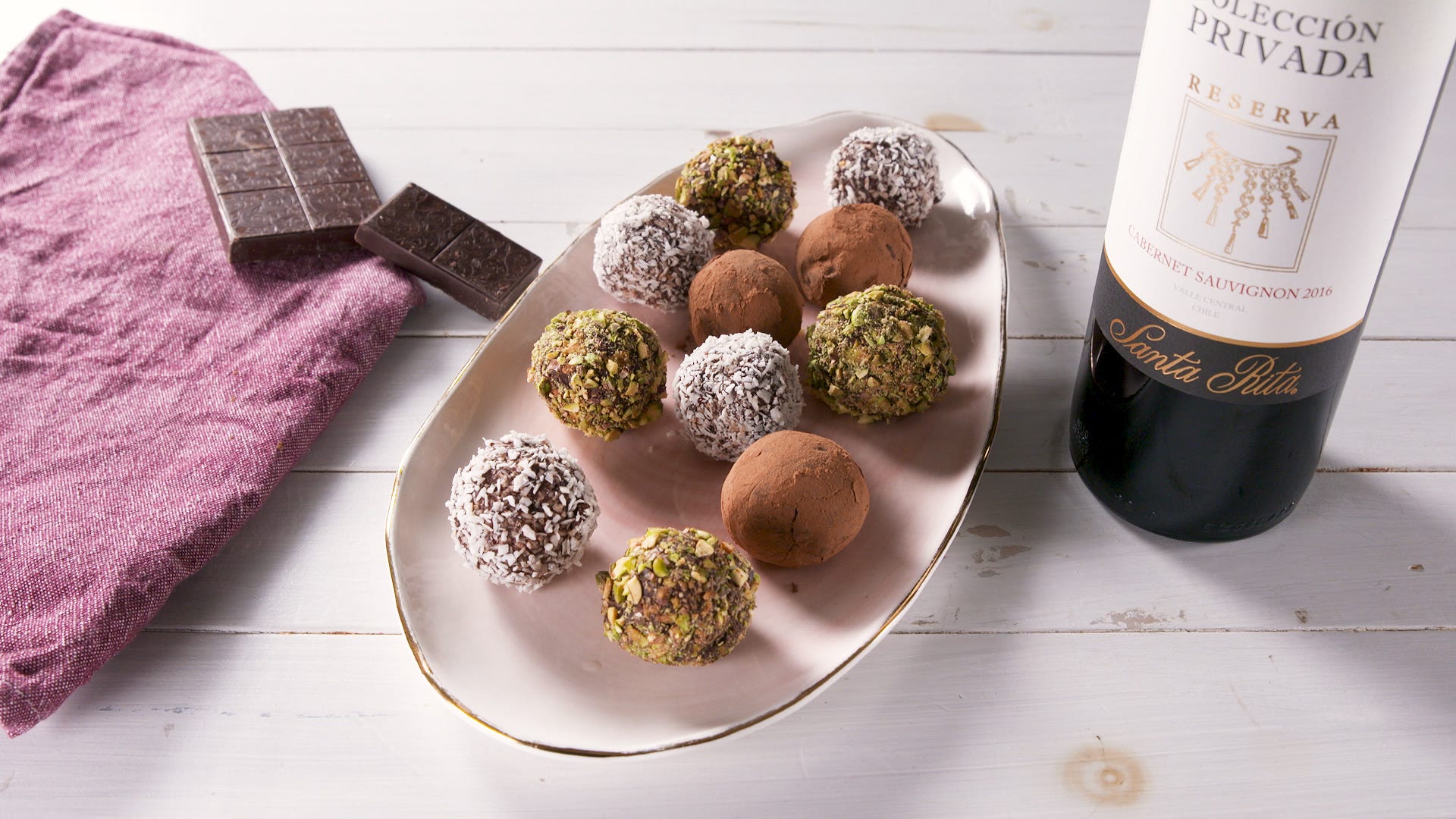 Red Wine Chocolate Truffles Is A Perfect Valentine's Day Treat