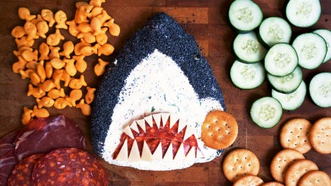 Shark Week Shark Cuterie Board