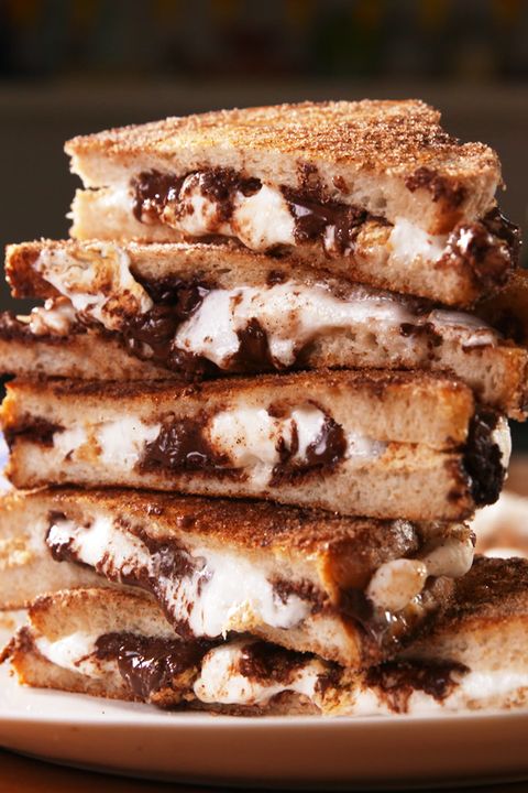 Weddings + Events by KMich-event planning-dessert ideas-s'more grilled cheese - delish.com
