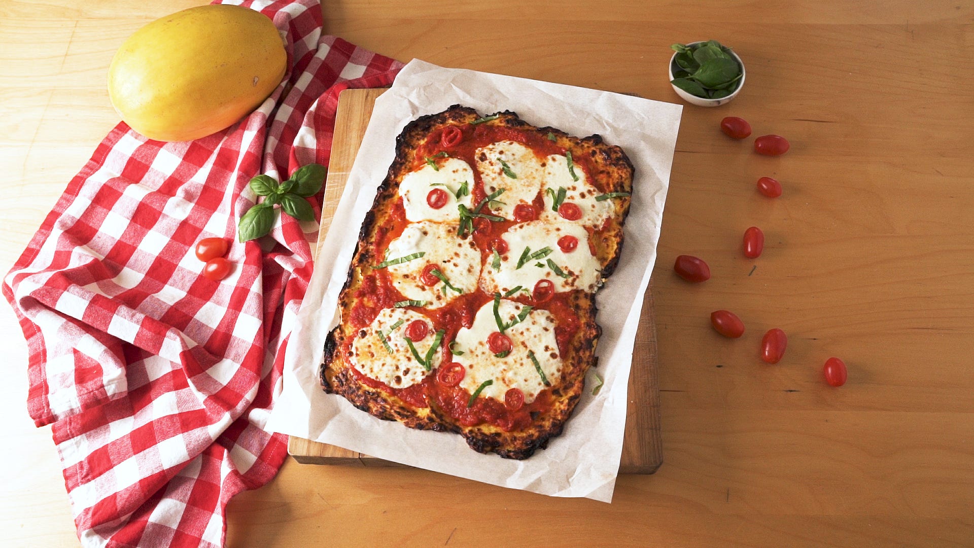 Spaghetti Squash Pizza Swaps The Gluten For A Crispy, Cheesy Veggie Base