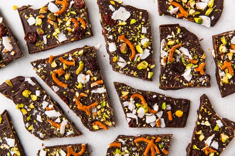 Chocolate Bark horizontal — Delish.com