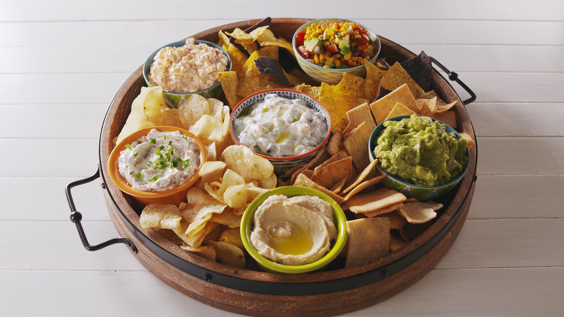 charcuterie-board-with-homemade-dips-homemade-dips-food-processor