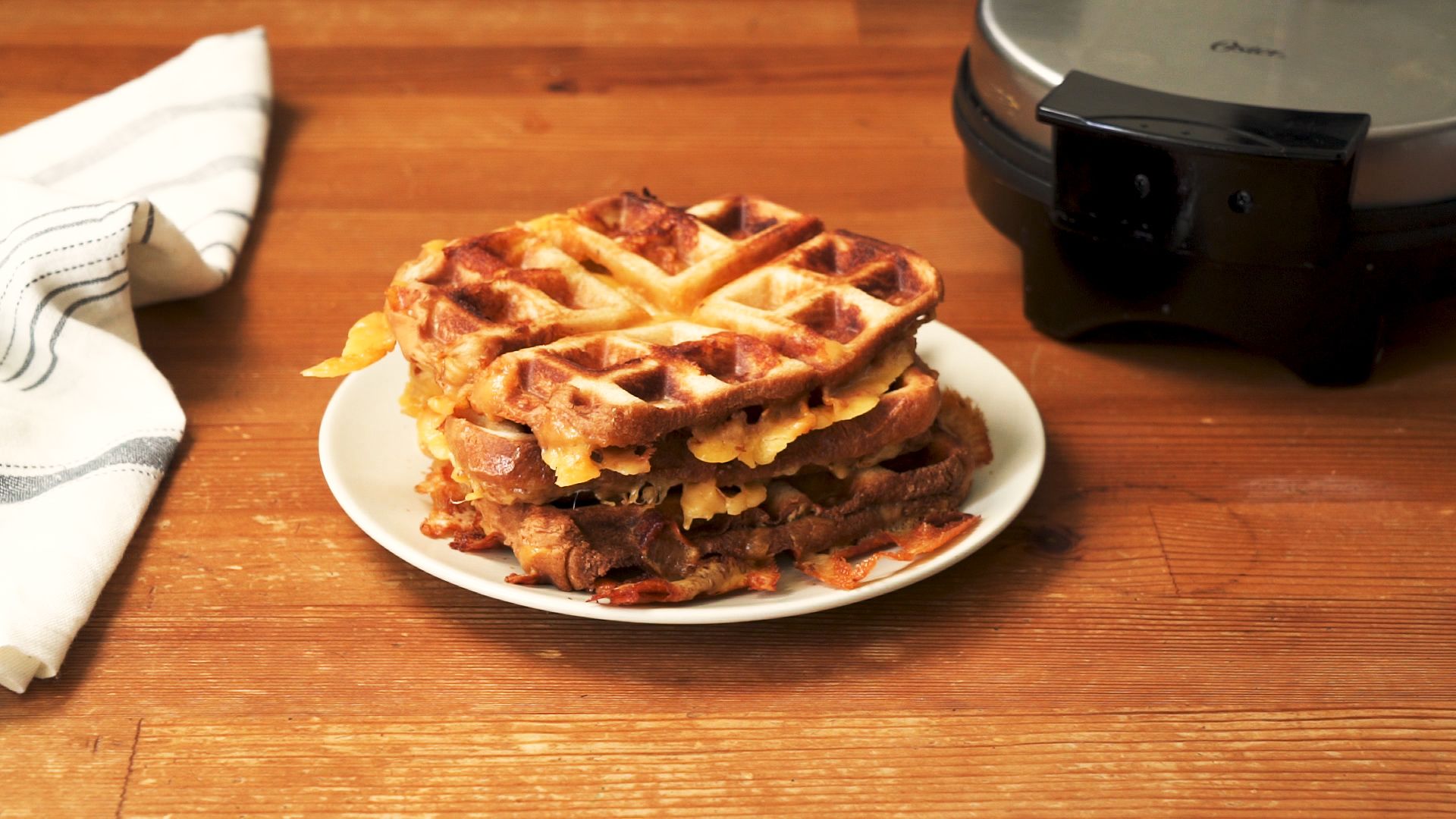 Waffle Iron Grilled Cheese-image