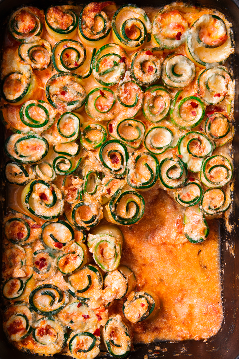zucchini lasagna roll ups   delishcom
