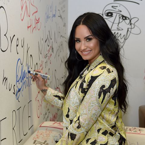 Demi Lovato Visits Music Choice