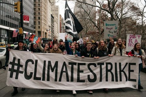 Nationwide Youth Climate Strike Held As United Nations Holds Climate Conference