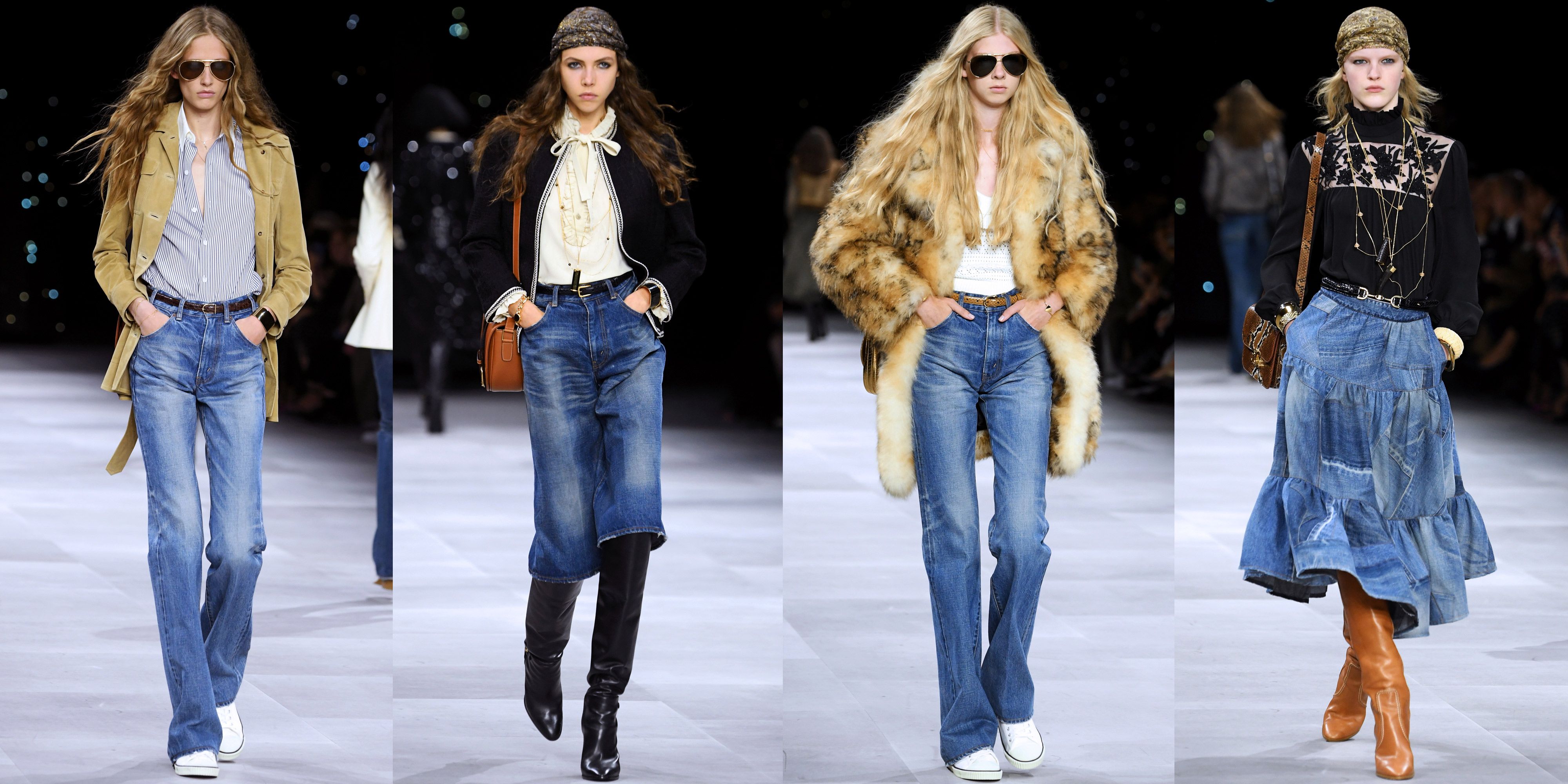 Модные тенденции денима джинсы женские