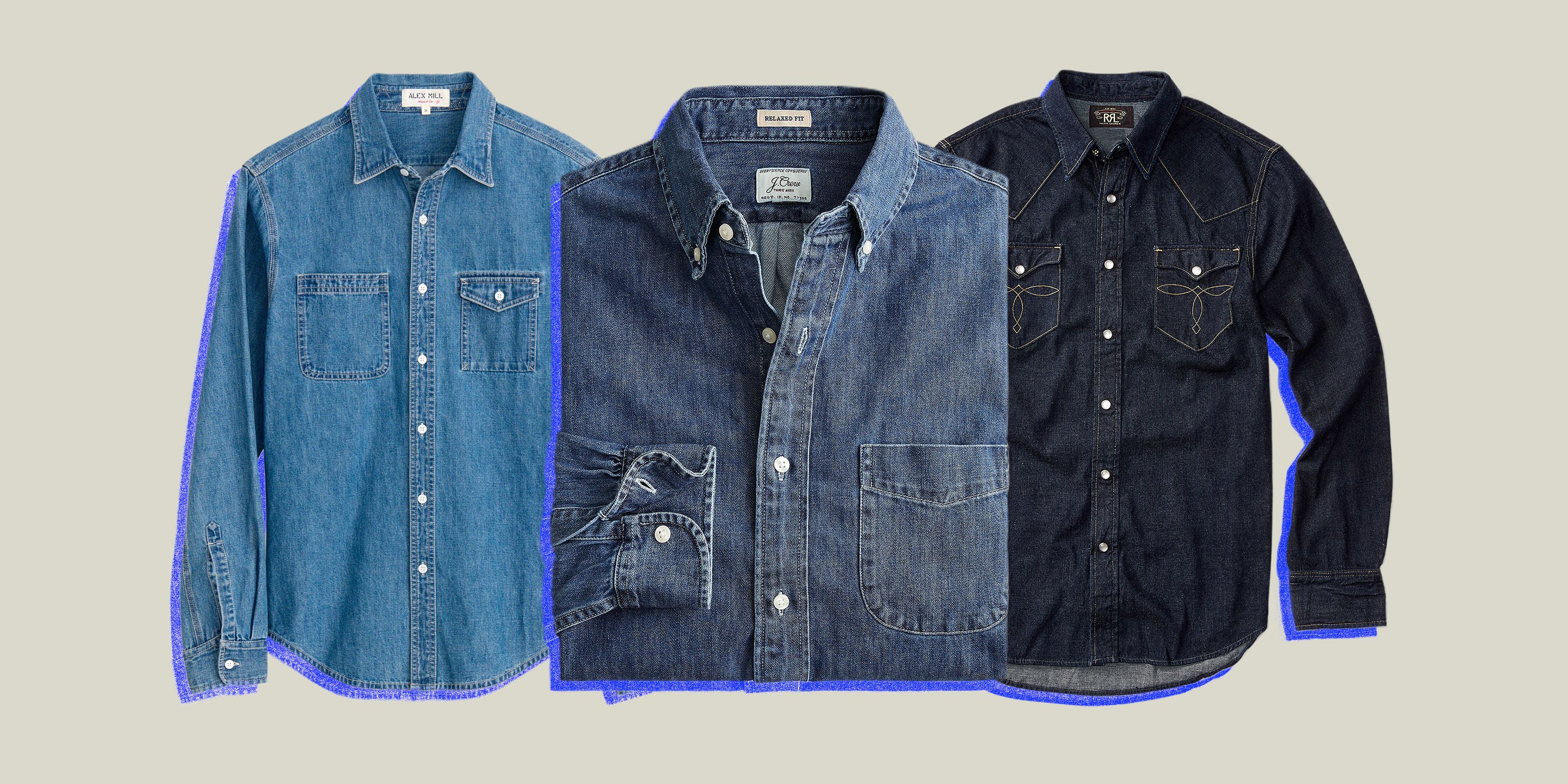 Denim Shirt Men