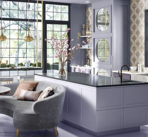 Lavender Lilac And Violet Decorating Ideas, Purple And Gray Living Room